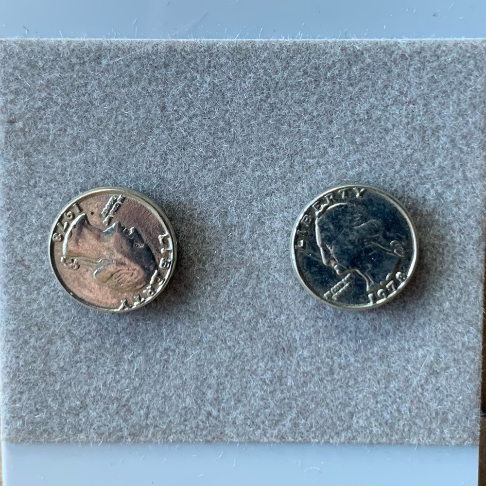 Quarter Earrings